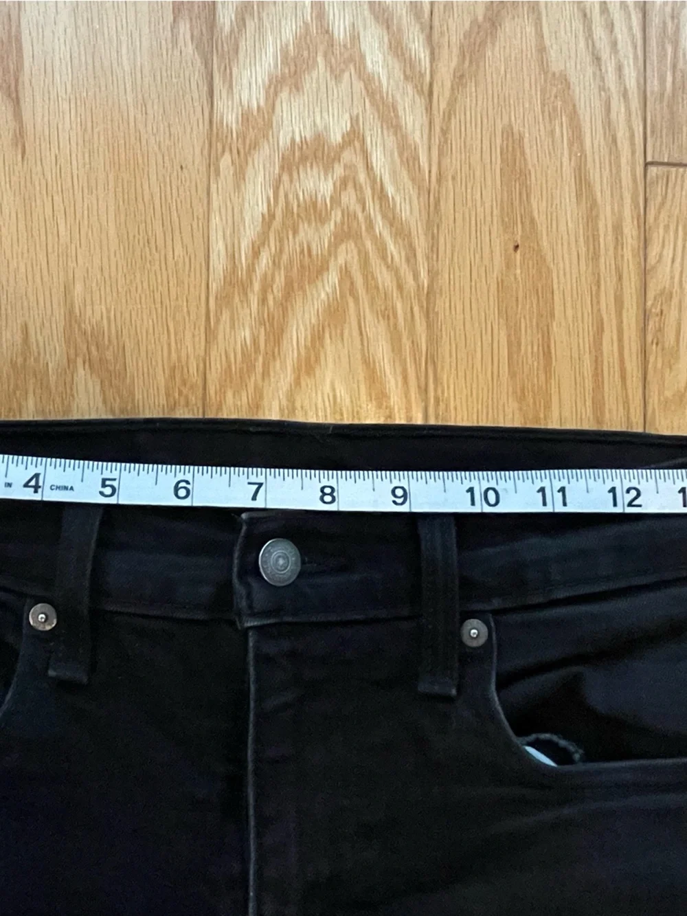 Levi's Men's 512 Black Slim Taper Denim Jeans 29x32